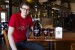 Charles Nowell, a junior majoring in art at UMSL, at Ferguson Brewing