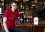 Charles Nowell, a junior majoring in art at UMSL, at Ferguson Brewing Charles Nowell, a junior majoring in art at UMSL, at Ferguson Brewing