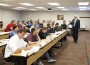 UMSL's Steven Moehrle leads a class UMSL's Steven Moehrle leads a class