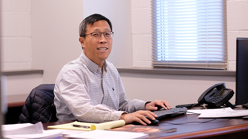 Associate Professor Haiyan Cai was appointed as the new associate dean of joint engineering. (Photo by August Jennewein)