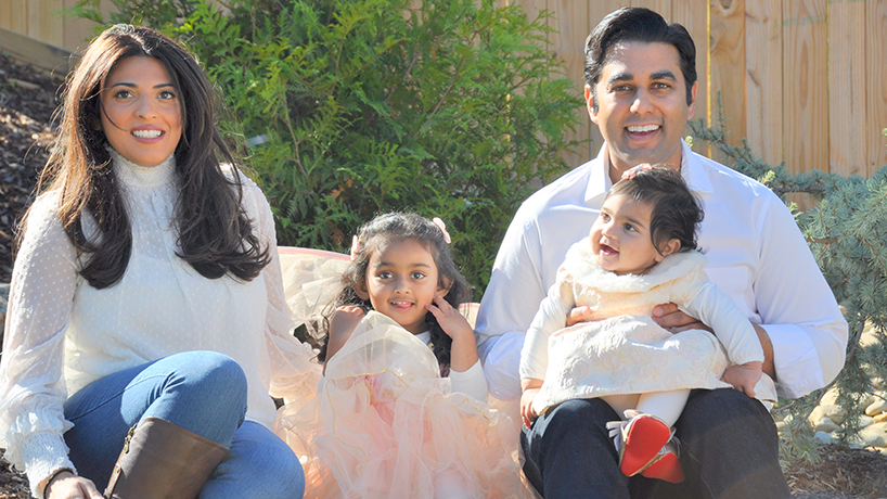 UMSL alumna Ameena Zia now lives on the East Coast with her daughters, 3-year-old Lana and 11-year-old Eva, and husband Dr. Yaseen Zia. (Photos UMSL alumna Ameena Zia now lives on the East Coast with her daughters, 3-year-old Lana and 11-year-old Eva, and husband Dr. Yaseen Zia. Zia earned her political science PhD from UMSL in May. (Photos courtesy of Ameena Zia) of Ameena Zia) 