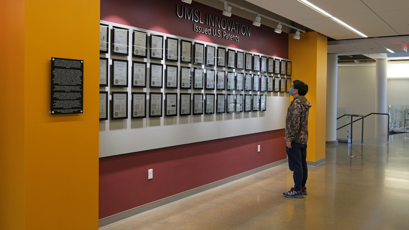 UMSL Innovation wall