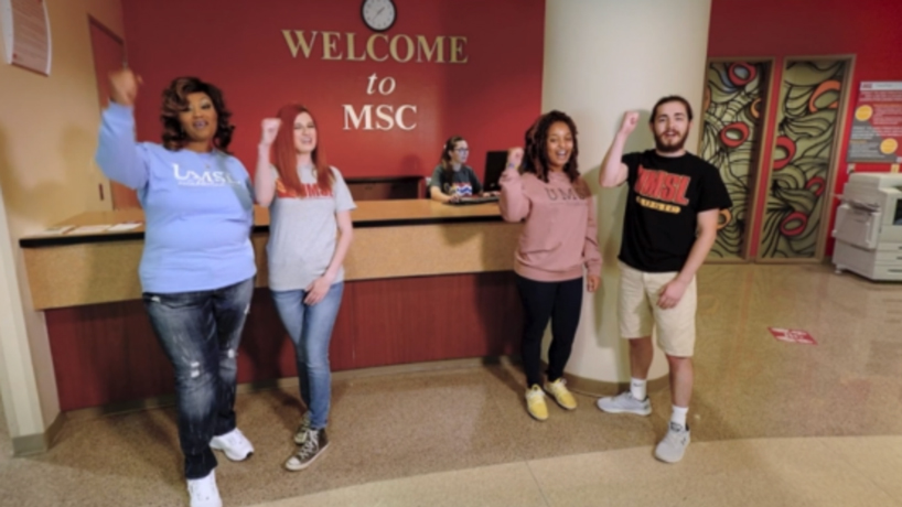 UMSL has a new virtual reality tour of the campus (screenshot)