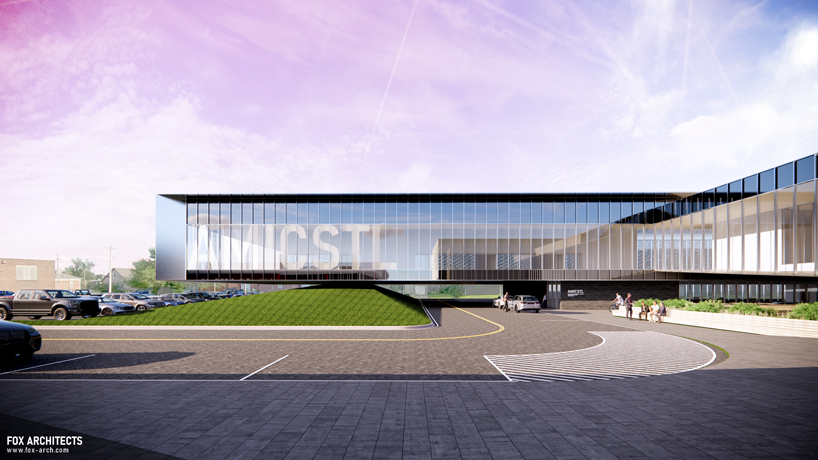 Rendering of the planned St. Louis Regional Advanced Manufacturing Innovation Center