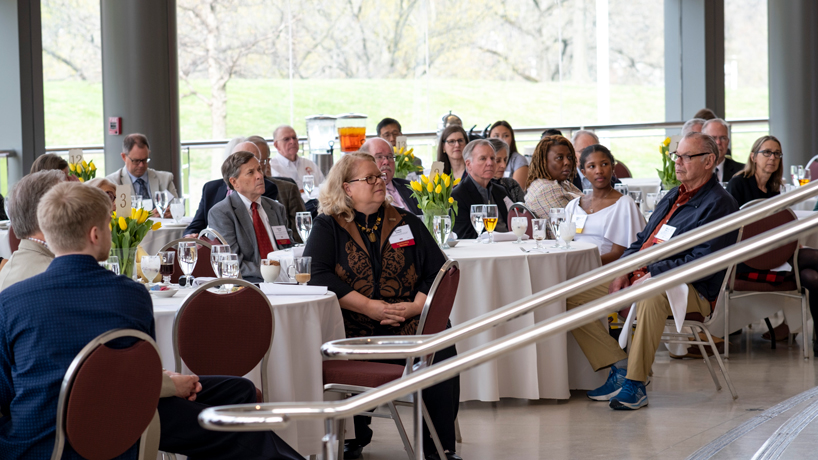 Members of the audience at the Scholarship Breakfast
