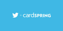 twitter and cardspring