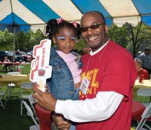 UMSL alumnus Gregg Tolson and Zoie, his daughter