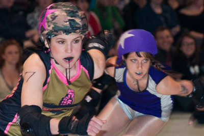 Emily Jean Smith, alumna of UMSL and member of the Arch Rival Roller Girls