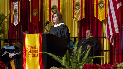 Commencement speakers share wisdom