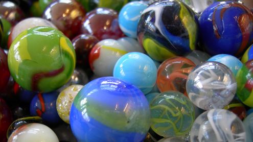 Student on a roll with research on marbles