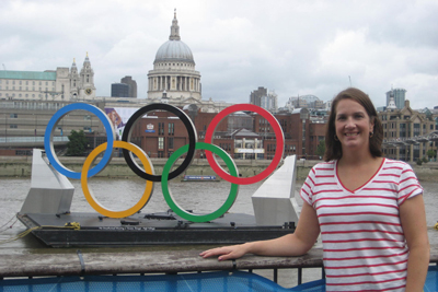 Assistant director of athletics experiences Olympics firsthand in London