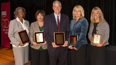 Faculty members honored with annual Chancellor’s Awards for Excellence