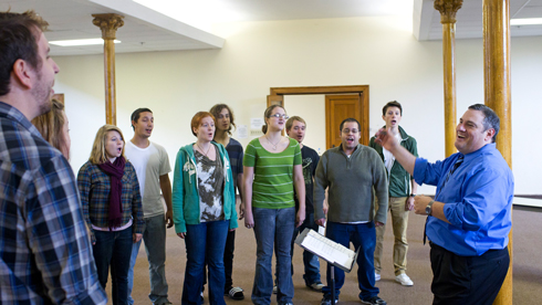 Eye on UMSL: Vocal Point practice