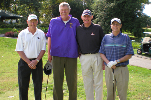 Alumni and friends at the third annual UMSL Tritons Golf Tournament