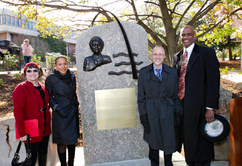 Barnett Memorial Plaza dedication