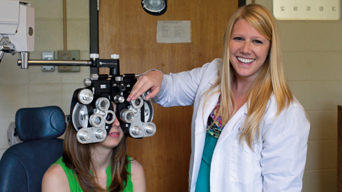 UMSL student leads national optometry organization