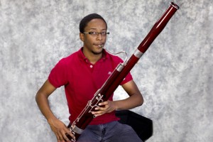 Joseph Hendricks, a junior majoring in music at UMSL