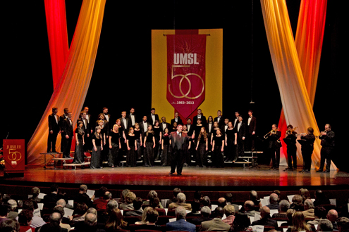 University Singers perform at UMSL Jubilee Kickoff