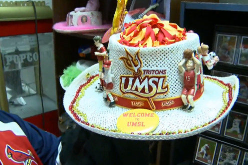 Tom Lange's UMSL hat