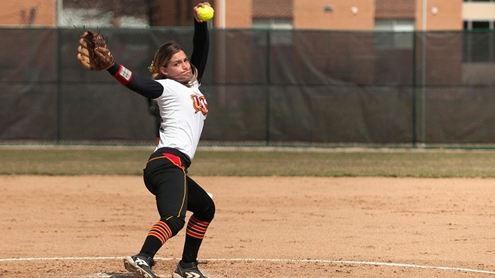 Perryman named GLVC Pitcher of the Week for 3rd time this season