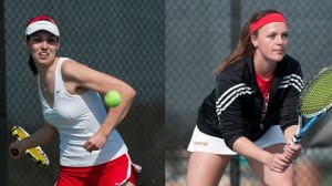 Junior Louisa Werner (left) and freshman Renee Verboven