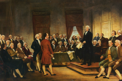 Washington at Constitutional Convention of 1787