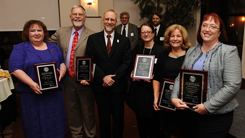 Outstanding UMSL faculty receive honors at UM System awards ceremony