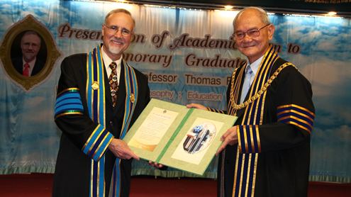 Thai university honors UMSL chancellor