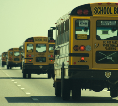 Buses (photo by Rachel A.K. via Flickr)