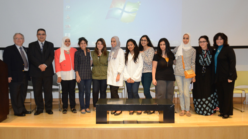 UMSL representatives visit with international partner in Kuwait