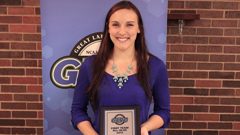 Burkle earns First Team All-GLVC volleyball honors