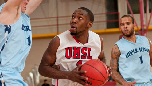 Graduate student returns to basketball as guard on UMSL Tritons