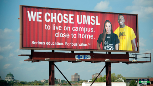 UMSL students Marissa Sutherland and Braxton Perry