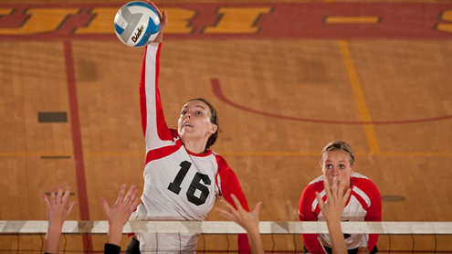 UMSL volleyball player Chelsea Burkle