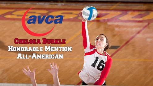 Burkle named UMSL Volleyball’s first-ever All-American