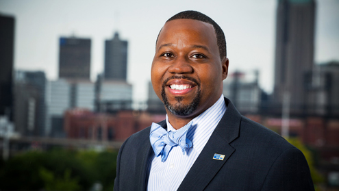 From foster care to CEO: UMSL alumnus leads St. Louis to brighter future