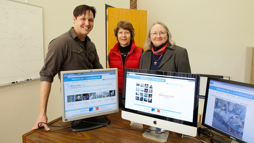 2 faculty members, alumnus collaborate on website with Saint Louis Art Museum