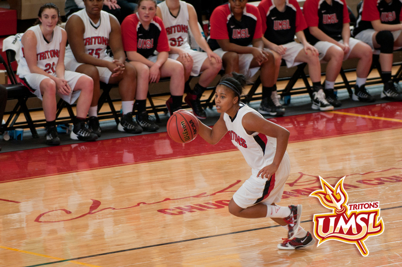 UMSL Tritons junior guard Alexis Lawrence