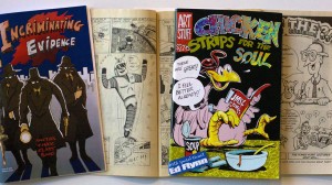 Comic books produced by Dan Younger's students in Comics and Cartoon Illustration