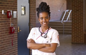 Brittany Ferrell, a senior nursing student at UMSL