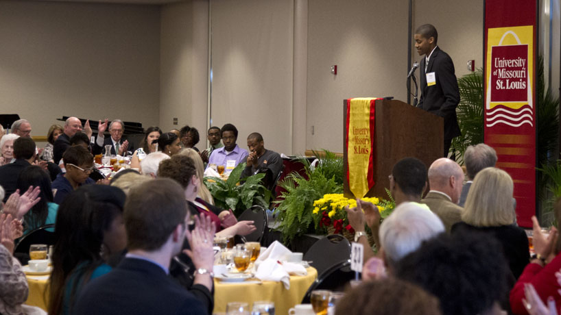 Thank you: UMSL students, donors celebrate scholarships