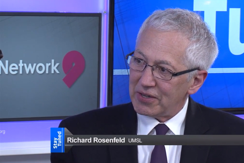 UMSL criminologist Richard Rosenfeld