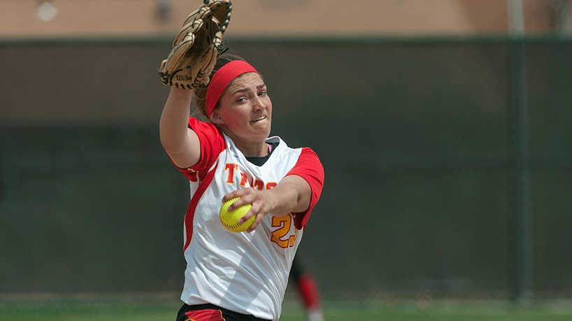 Perryman named GLVC Pitcher of the Week for third time this season