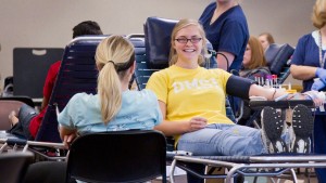 Homecoming blood drive