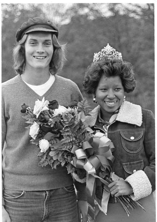 John January and Marla Ferguson, UMSL Homecoming 1975