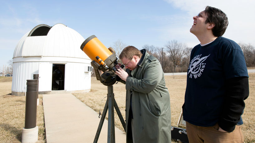 Astrophysics student duo to run observatory open house