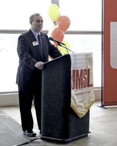 Larry Davis, dean of the College of Optometry at UMSL
