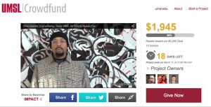 UMSL Crowdfunding screenshot