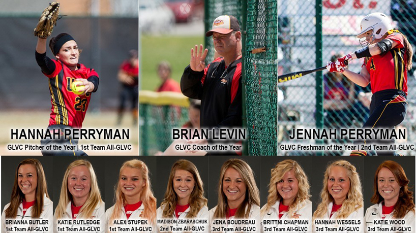 UMSL Softball All-GLVC members