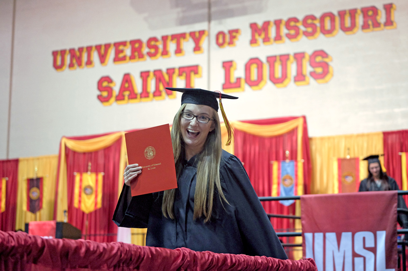 Eye on UMSL: Degree in hand